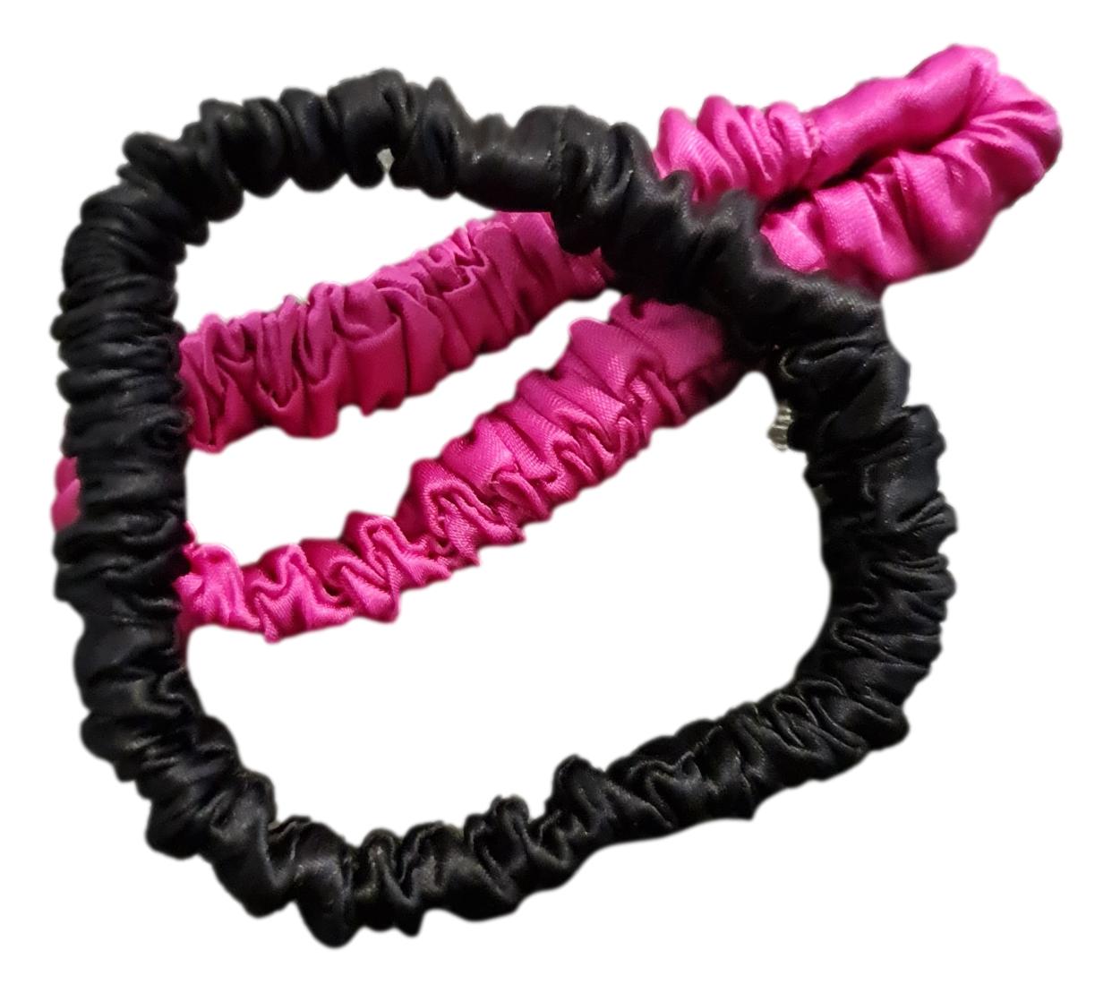 Mulberry Silk Skinny Scrunchies- 2 Pack