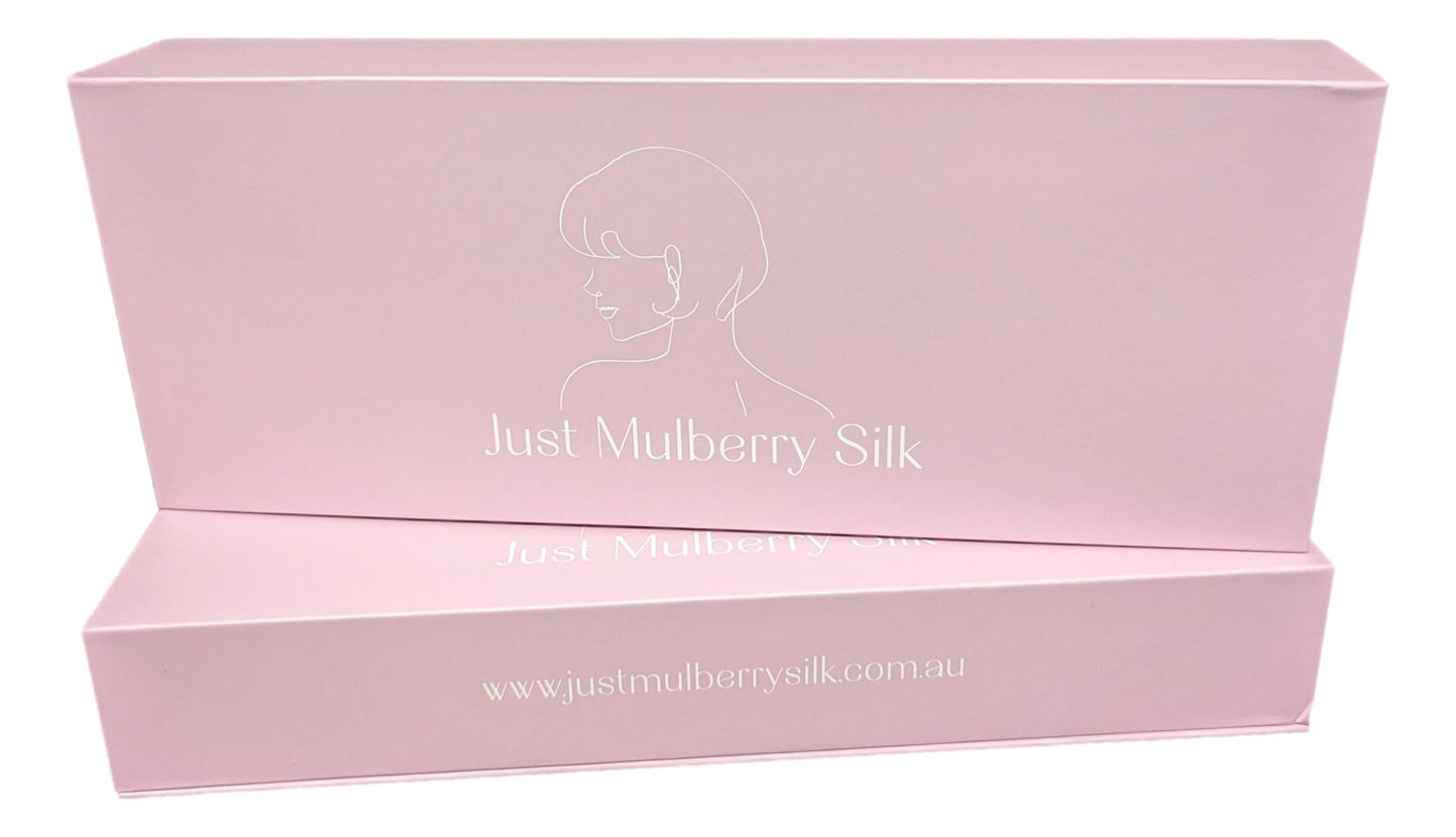 Mulberry Silk Pillowcase 22mm Charcoal Twin Set- 3 in stock