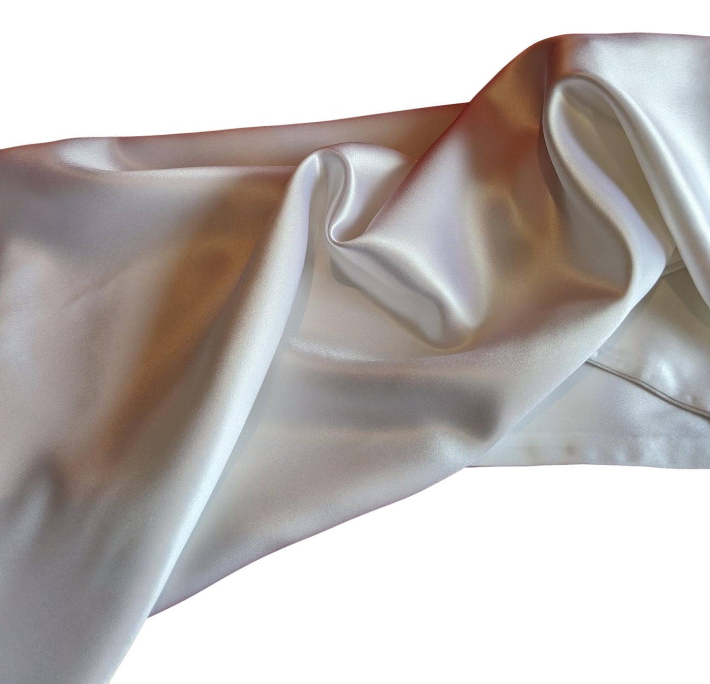 Silk Pillowcase 22mm Chalk Single.