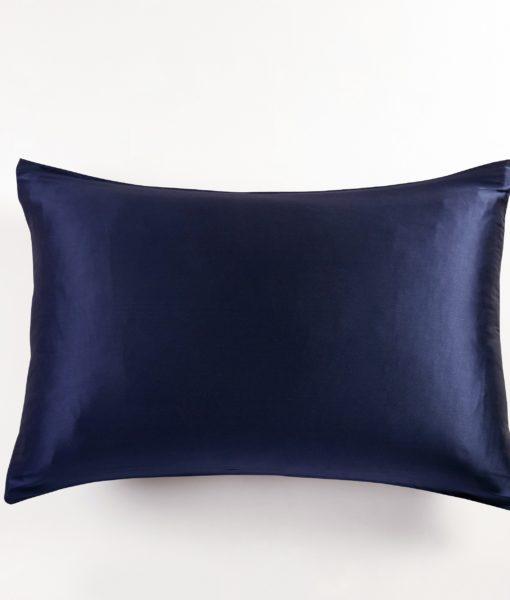 Silk Pillowcase 19mm Midnight Navy Single.
